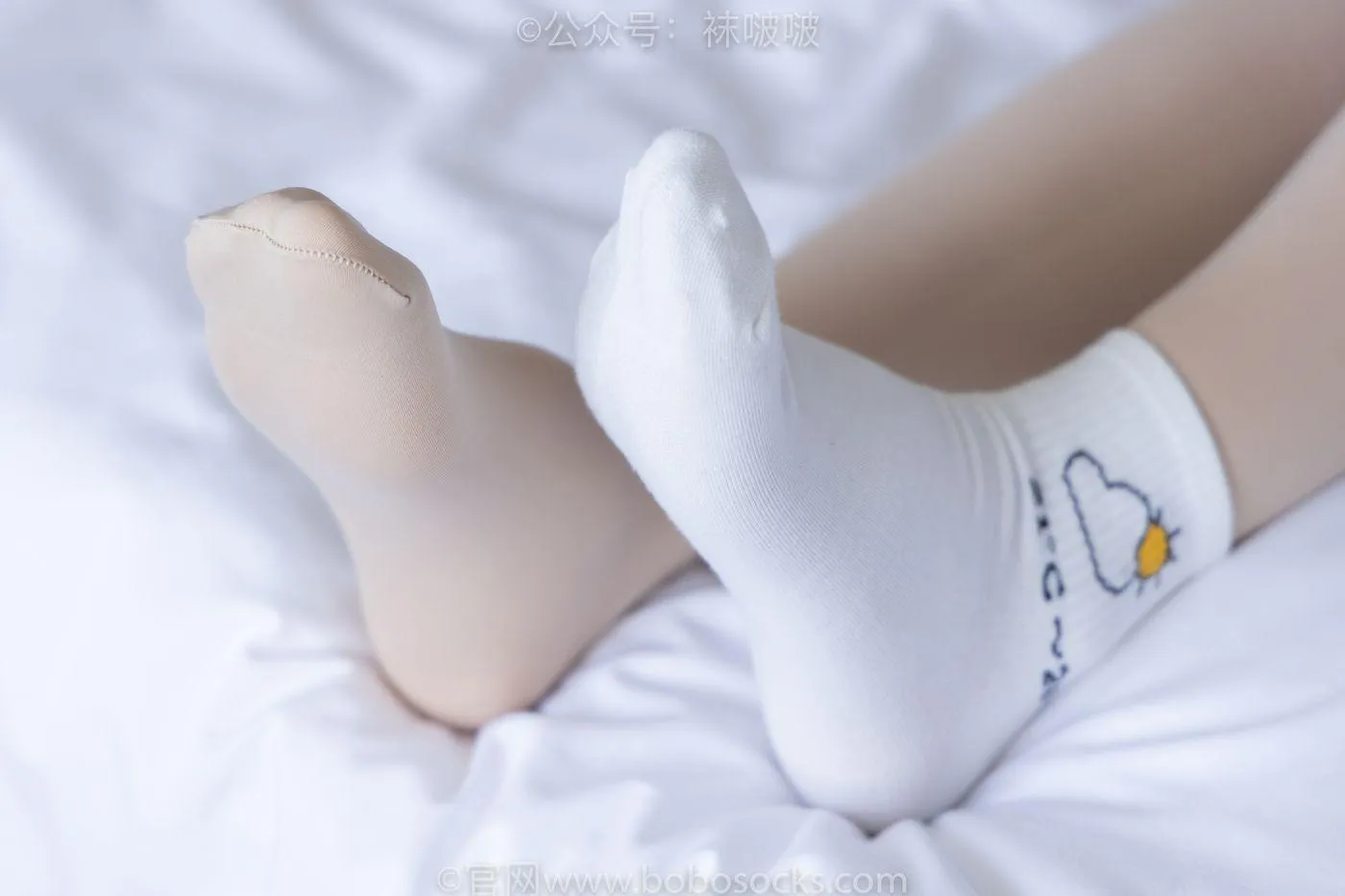 [BoBoSocks袜啵啵]NO.031 小奶熊-AJ板鞋、白棉袜、厚肉丝 [149P]插图9